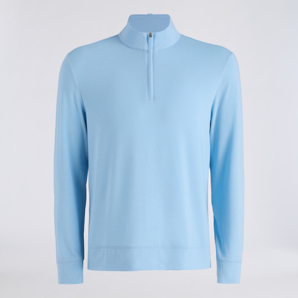 SOFT TOUCH JERSEY 1/4 ZIP in BAJA