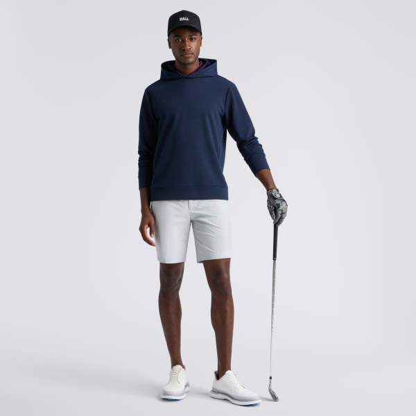 Alternative image of PEBBLE QUILTED HOODIE in Twilight