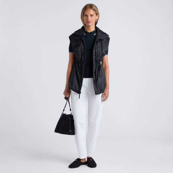 Alternative image of REVERSIBLE FLEECE & NYLON HYBRID GILET in Onyx