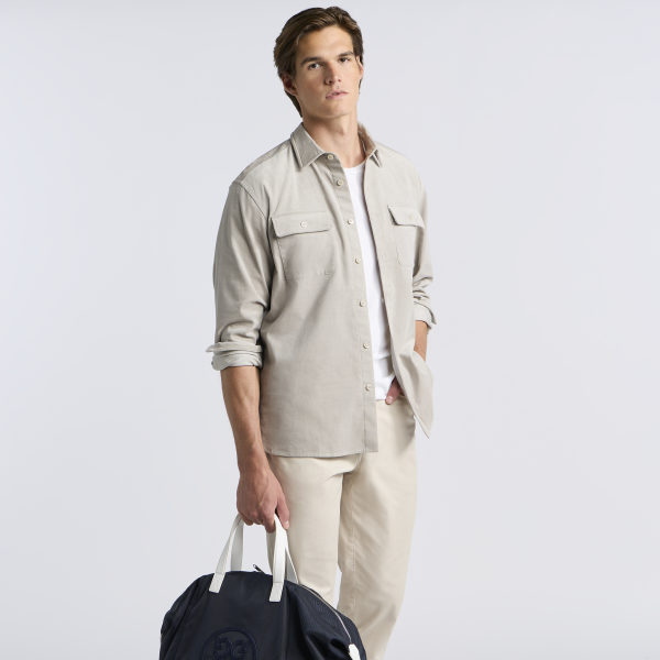 Alternative image of LTD RELEASE PINWALE CORD OVERSHIRT in PUMICE