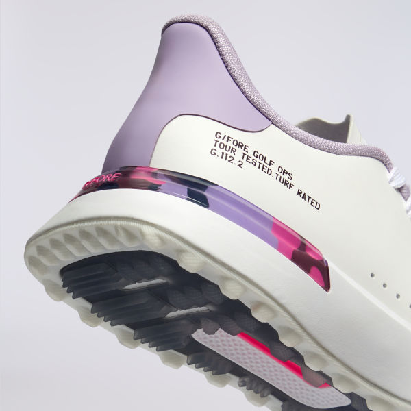 Alternative image of WOMEN'S G.112 GOLF SHOE in SNOW / ORCHID