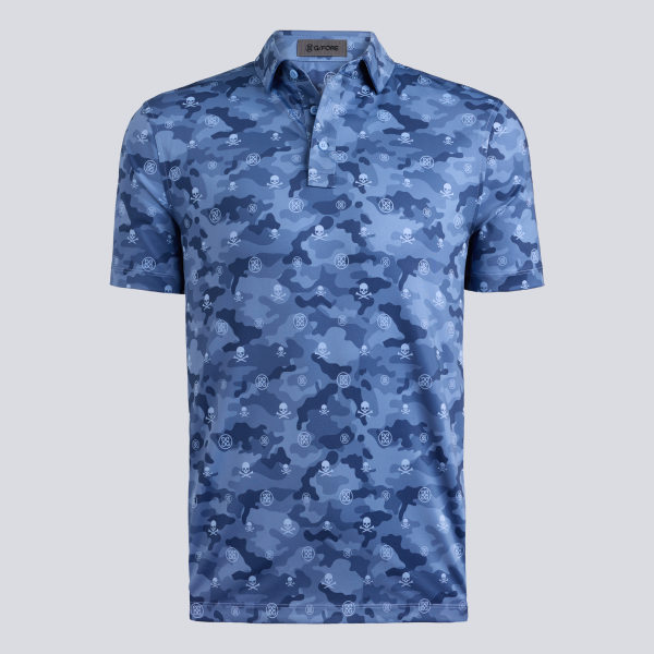 ICON CAMO TECH JERSEY POLO in Willow