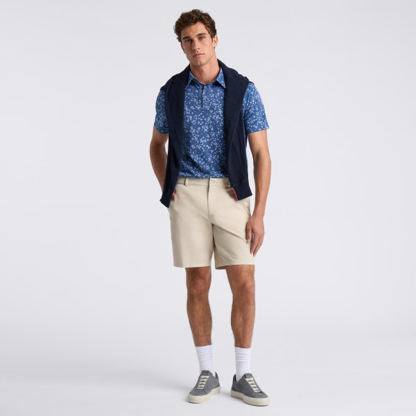 Alternative image of WILDFLOWER TECH JERSEY POLO in HAZE / WILLOW