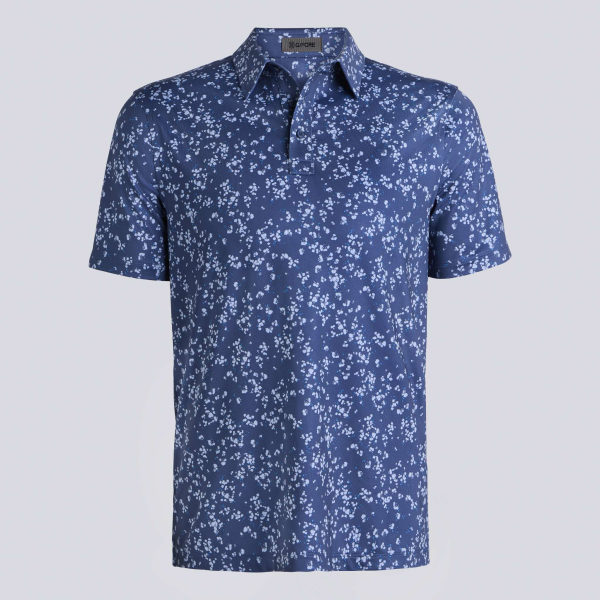 WILDFLOWER TECH JERSEY POLO in HAZE / WILLOW
