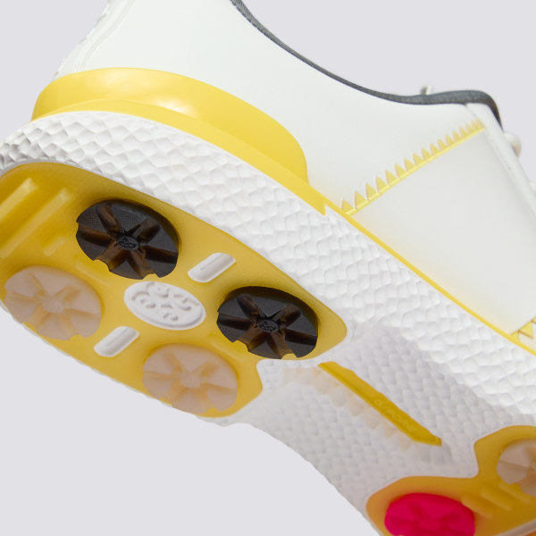 Alternative image of WOMEN'S GALLIVAN2R SIDE STRIPE KILTIE GOLF SHOE in SNOW/CANARY