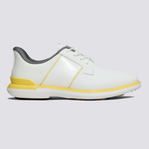 WOMEN'S GALLIVAN2R SIDE STRIPE KILTIE GOLF SHOE in SNOW/CANARY