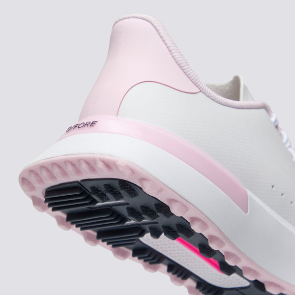 Alternative image of WOMEN'S LTD RELEASE G.112 PERFORATED KILTIE GOLF SHOE in Snow / Blush