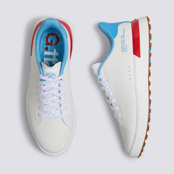 MEN'S LTD RELEASE G.112 CIRCLE G GOLF SHOE in SNOW / AZUL