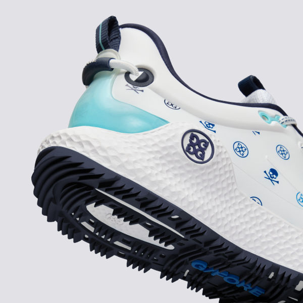 MEN'S LTD RELEASE MG4+ O2 GRADIENT SKULL & TEES GOLF SHOE in SNOW / MULTI