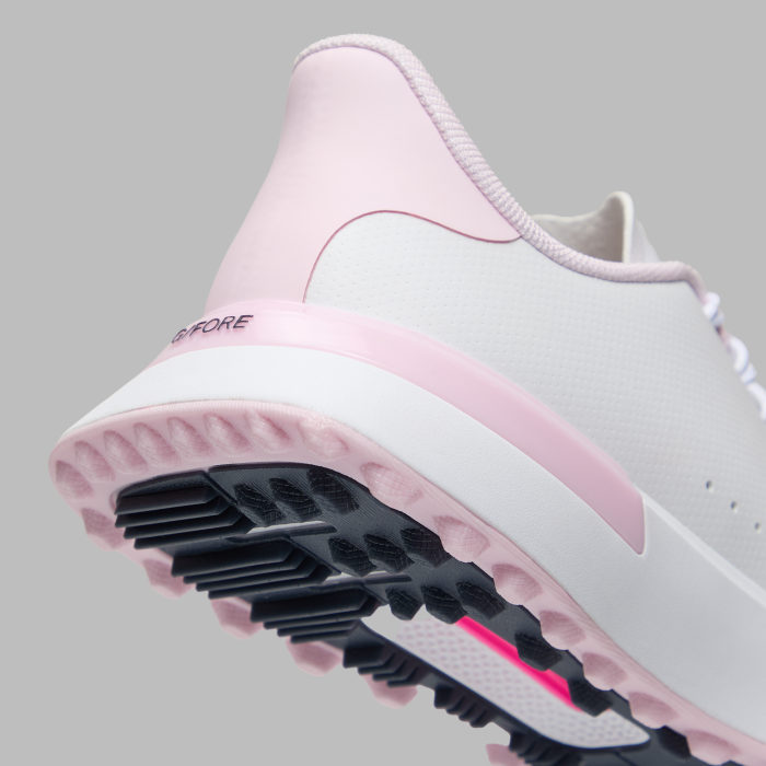 Alternative image of WOMEN'S LTD RELEASE G.112 PERFORATED KILTIE GOLF SHOE in Snow / Blush