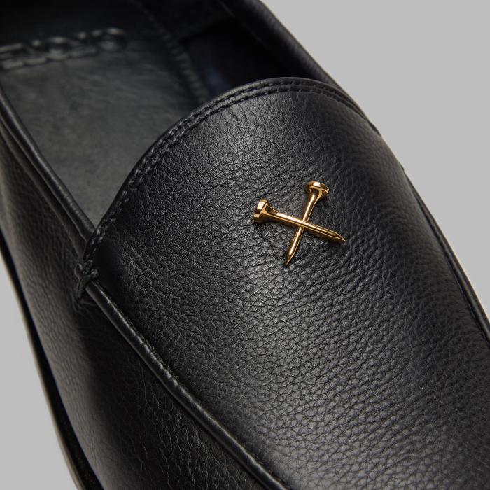 Alternative image of WOMEN'S METAL TEES LEATHER FLEX LOAFER in Onyx