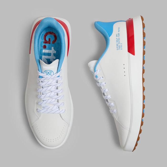 MEN'S LTD RELEASE G.112 CIRCLE G GOLF SHOE in SNOW / AZUL