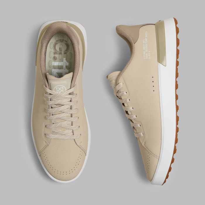 MEN'S G.112 SUEDE GOLF SHOE in PUMICE / DUNE