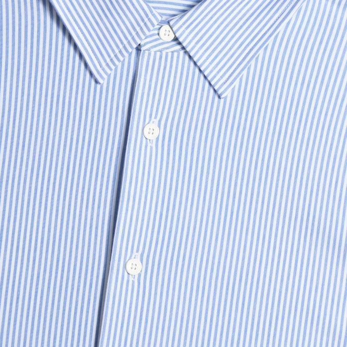 Alternative image of LTD RELEASE LUXE COTTON BLEND SHIRT in SNOW / LISBON