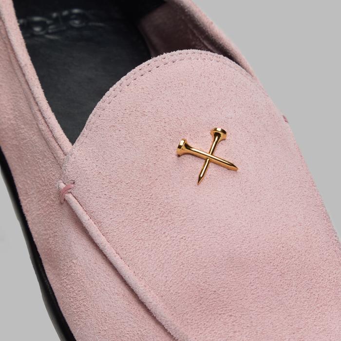 Alternative image of WOMEN'S METAL TEES SUEDE FLEX LOAFER in Blush