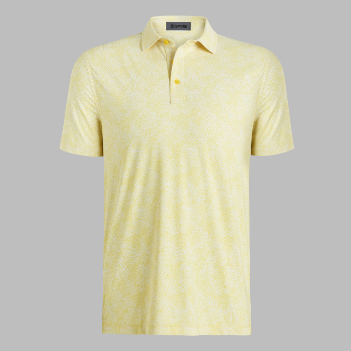 HYDRANGEA TECH JERSEY POLO in Canary
