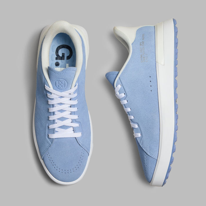 WOMEN'S G.112 SUEDE KILTIE GOLF SHOE in WILLOW / SNOW