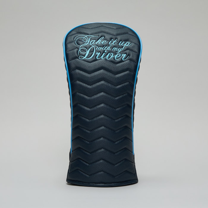 TAKE IT UP WITH MY DRIVER LEATHER HEADCOVER in Twilight