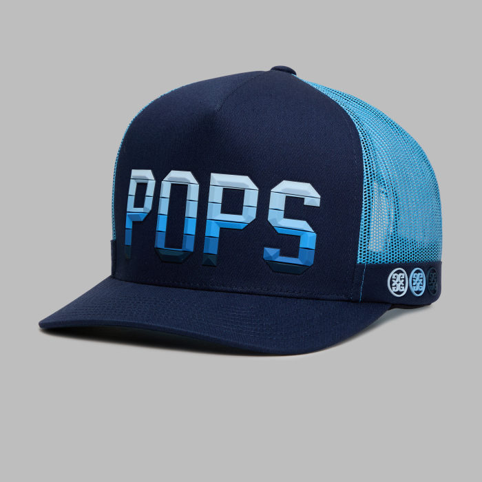 POPS GRADIENT TALL TRUCKER HAT in Twilight