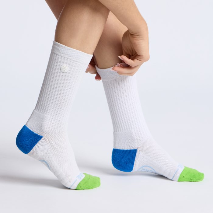 Alternative image of MEN'S CIRCLE G'S CREW SOCK in Snow