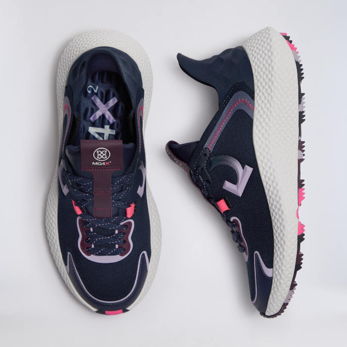 WOMEN'S LTD RELEASE MG4X2 KNIT HYBRID GOLF CROSS TRAINER in TWILIGHT / ORCHID