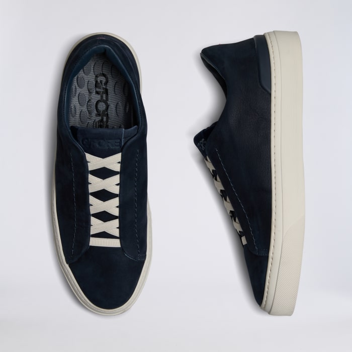 MEN'S ENDEAVOUR SLIP ON LEATHER SNEAKER in Twilight