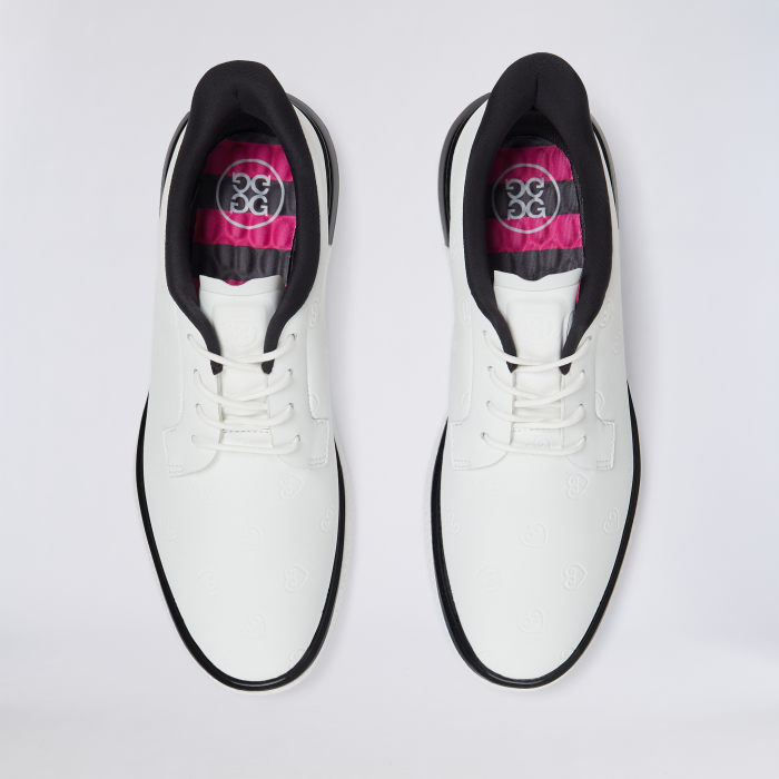 WOMEN'S LTD RELEASE GALLIVAN2R DEBOSSED HEART G'S KILTIE GOLF SHOE in Snow / Onyx