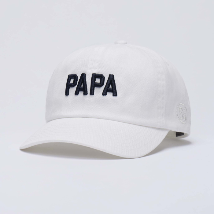 PAPA RELAXED FIT HAT in Snow