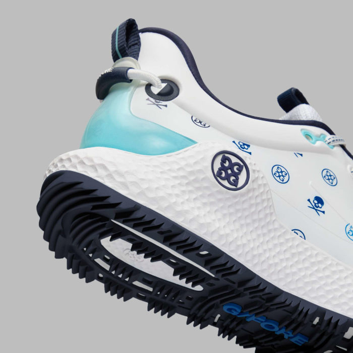 Alternative image of MEN'S LTD RELEASE MG4+ O2 GRADIENT SKULL & TEES GOLF SHOE in SNOW / MULTI