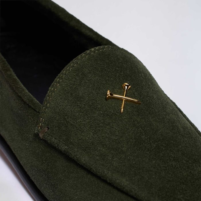 Alternative image of WOMEN'S METAL TEES SUEDE FLEX LOAFER in Pine