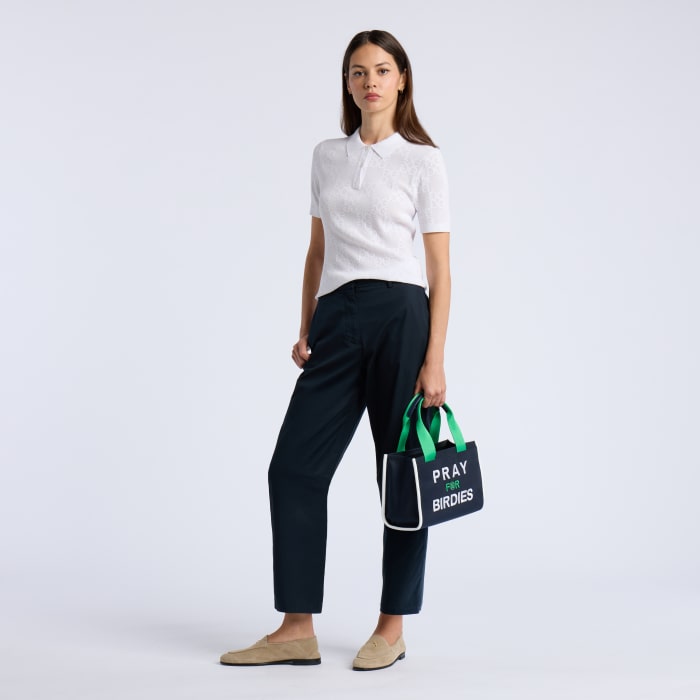 Alternative image of POINTELLE G SWEATER POLO in Snow