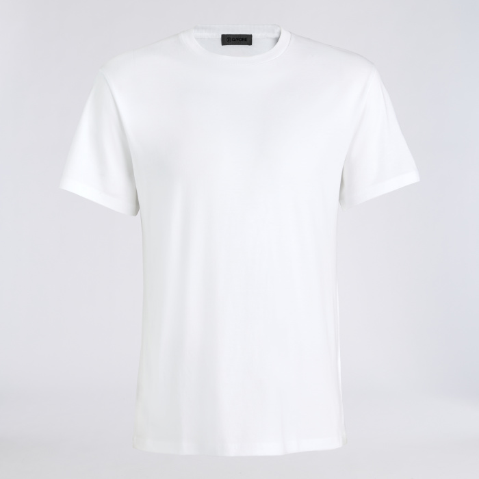 CRUCIAL COTTON TEE in Snow