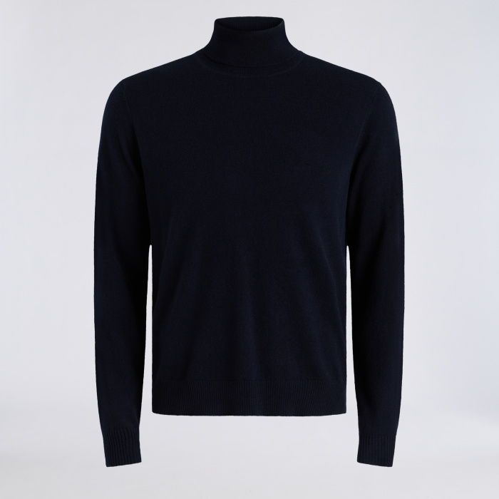 LTD RELEASE CASHMERE TURTLENECK SWEATER in Twilight