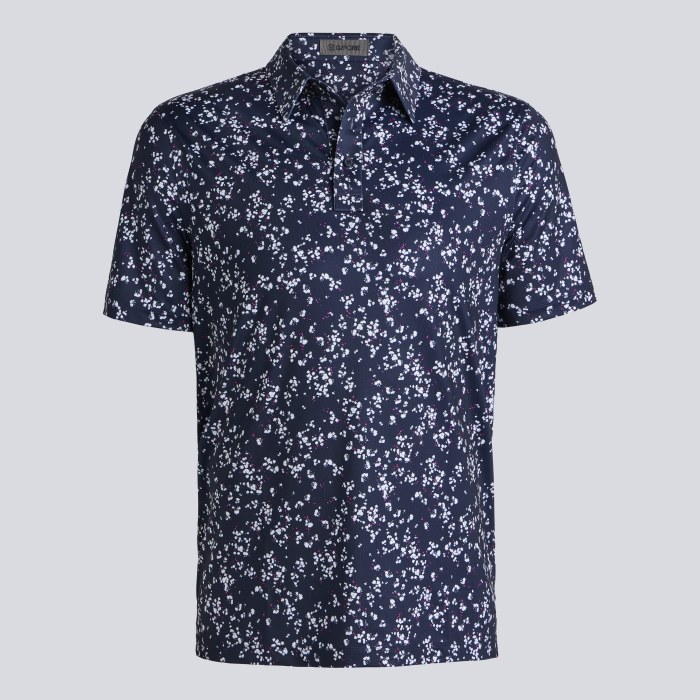 WILDFLOWER TECH JERSEY POLO in Twilight / Snow