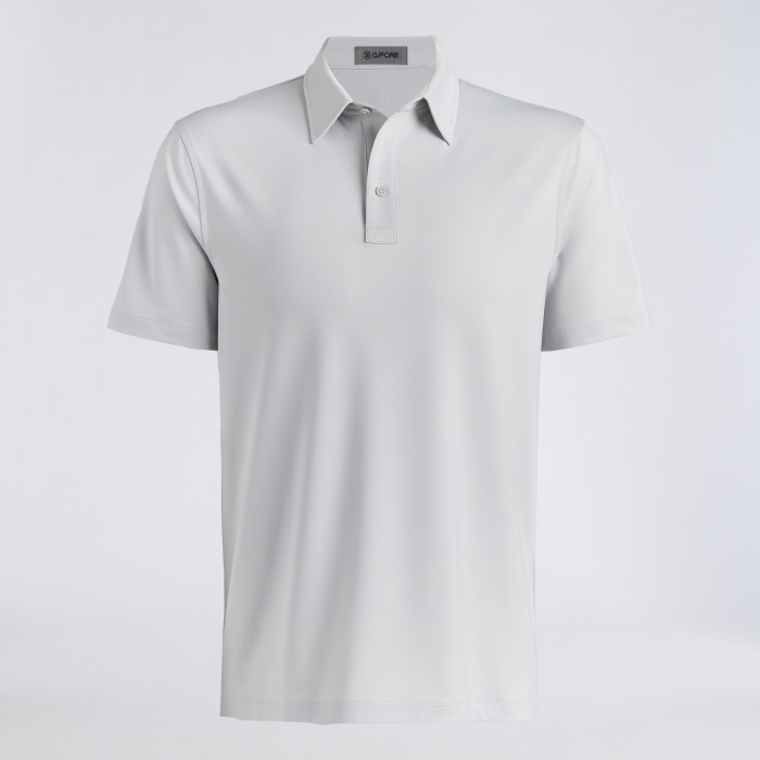 SOLID TECH JERSEY POLO in Nimbus
