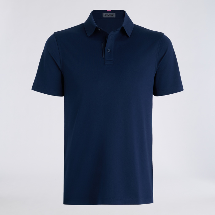 ESSENTIAL PERFORMANCE PIQU&Eacute; POLO in Twilight
