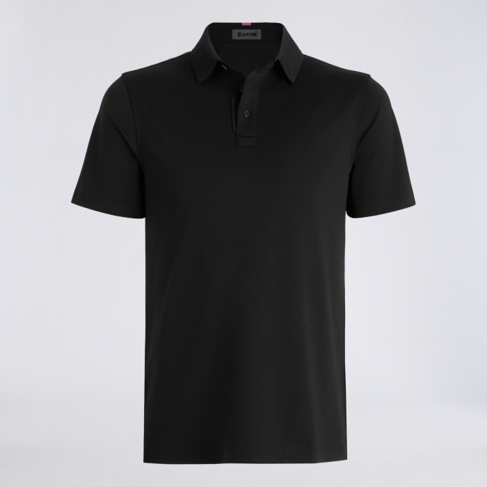 ESSENTIAL PERFORMANCE PIQU&Eacute; POLO in Onyx