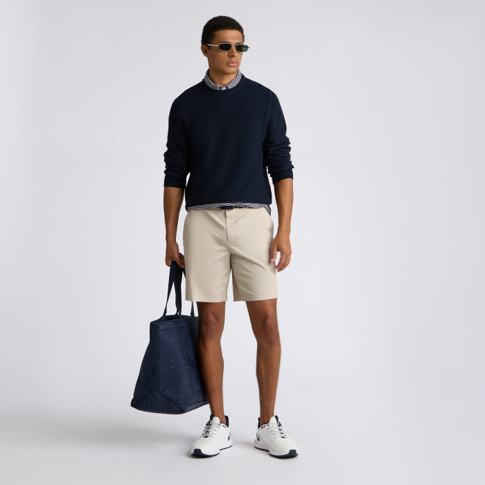 Alternative image of THE CLUB MERINO WOOL CREWNECK SWEATER in Twilight