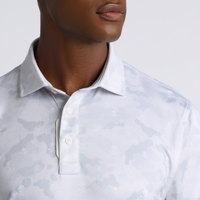 Alternative image of ICON CAMO TECH JERSEY POLO in Snow