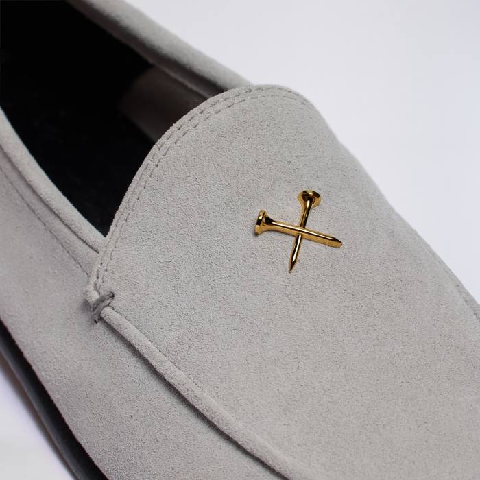 Alternative image of WOMEN'S METAL TEES SUEDE FLEX LOAFER in Nimbus