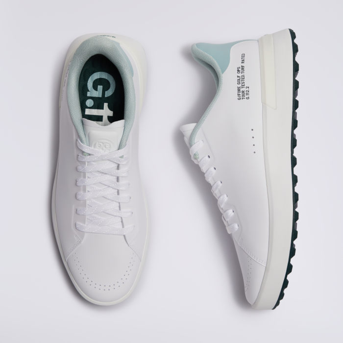 MEN'S G.112 GOLF SHOE in SNOW / LIGHT SAGE