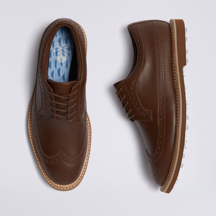 MEN'S LTD RELEASE GALLIVANTER LEATHER LONGWING GOLF SHOE in Espresso
