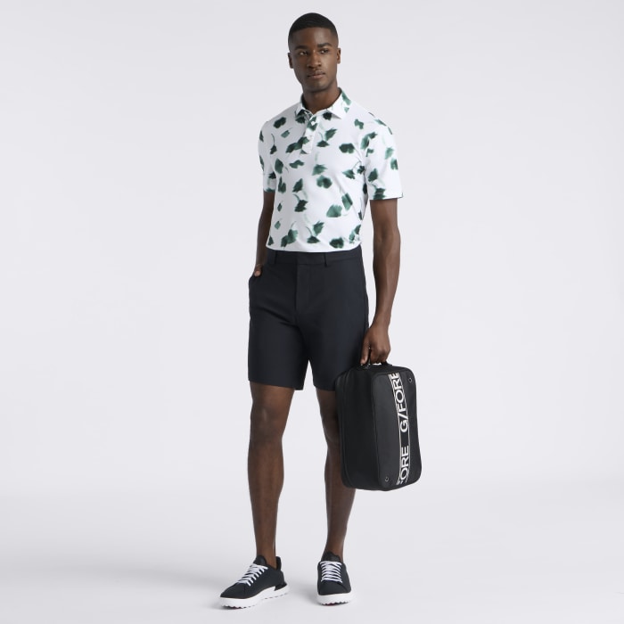 Alternative image of GHOST FLORAL TECH JERSEY POLO in PINE/SNOW