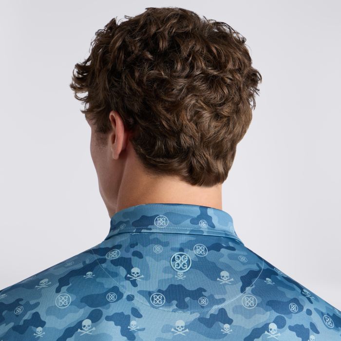 Alternative image of ICON CAMO TECH JERSEY POLO in SEAFOAM