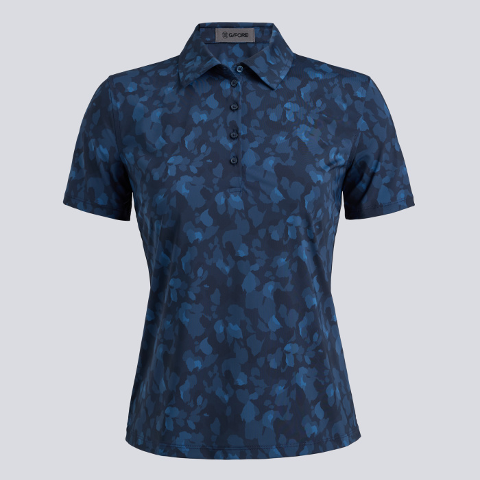 PETAL SILKY TECH NYLON POLO in Twilight