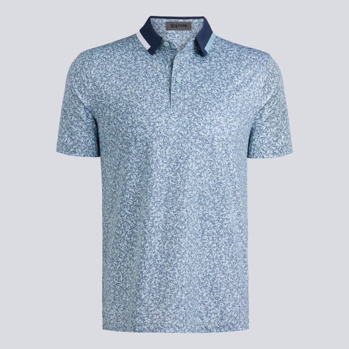 ERASER TECH JERSEY POLO in LIGHT SAGE / SNOW
