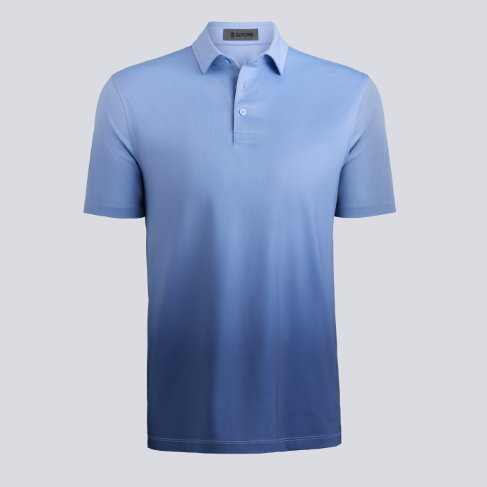 GRADIENT TECH JERSEY POLO in WILLOW / HAZE