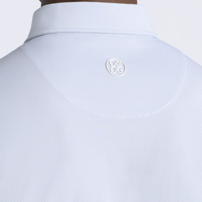 Alternative image of DELTA DOT JACQUARD POLO in Twilight