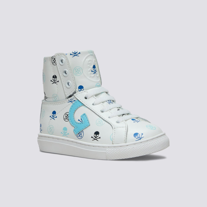 SKULL & TEES SHOOIE PUTTER COVER in SNOW / MULTI