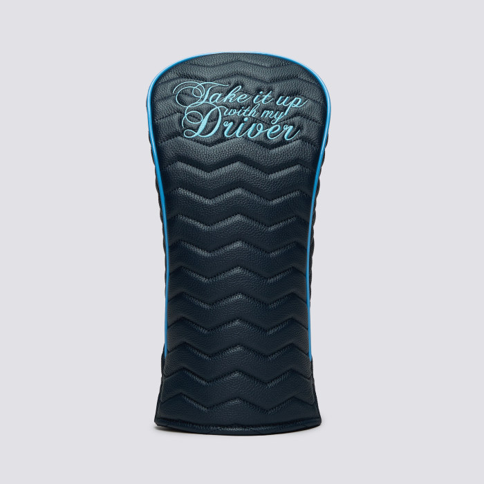 TAKE IT UP WITH MY DRIVER LEATHER HEADCOVER in Twilight